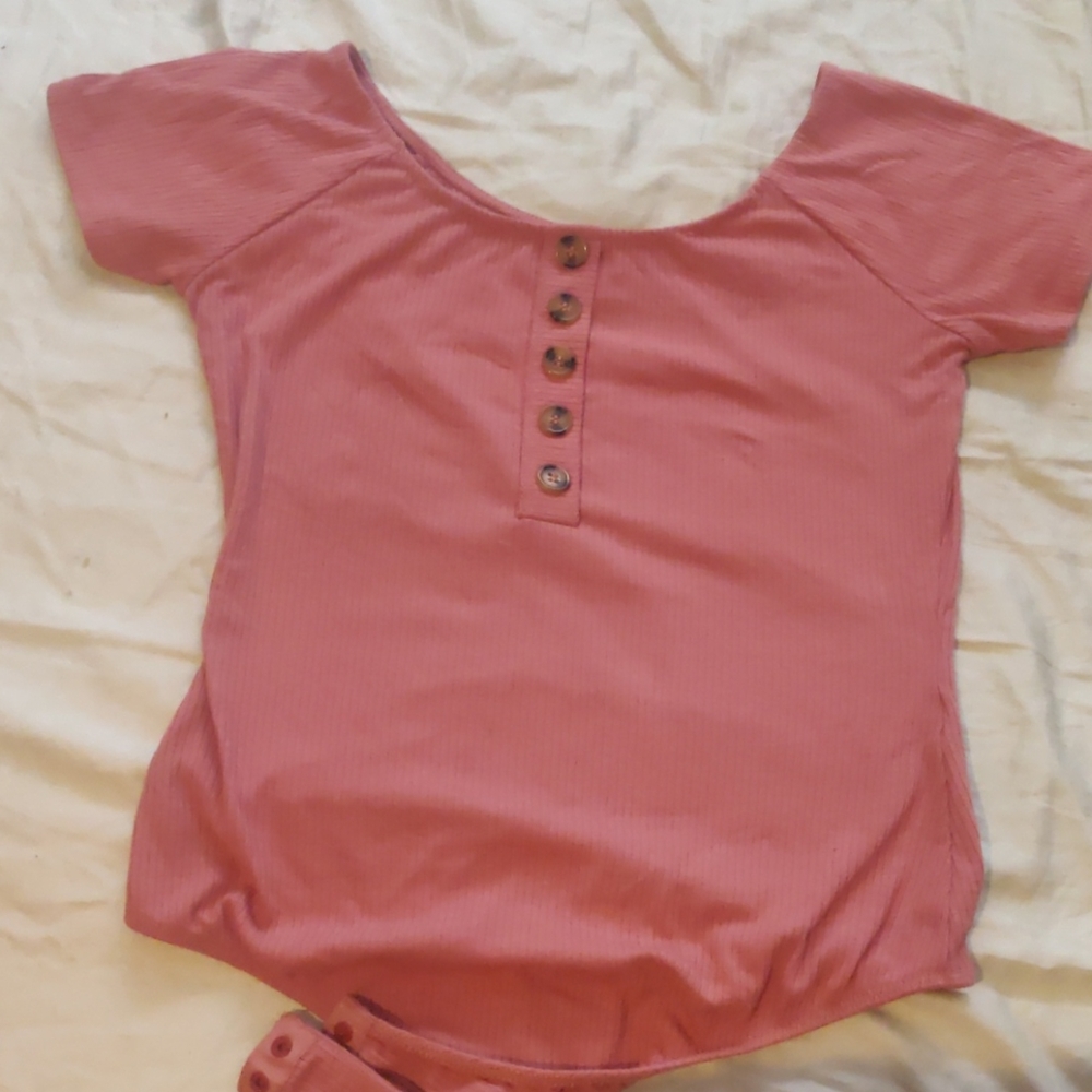 Pink bodysuit